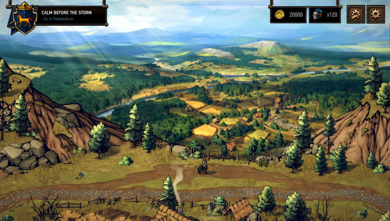 The single player campaign will include a map that players can actually move around in, rather than just card battles.